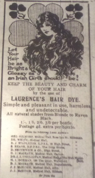 Hair-Dye-Ad---Kilkenny-Journal-1920