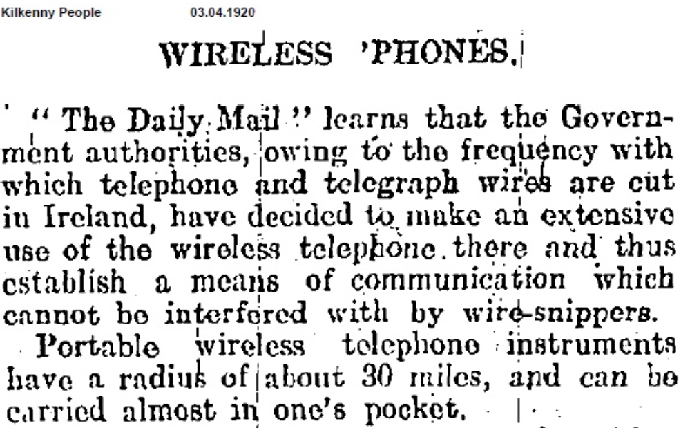 Wireless-telephones-in-1920