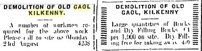 Demolition-advertisements-for-Kilkenny-Jail---Aug-Sep-1948