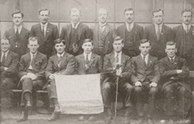 Group of those arrested after the Hugginstown attack and who went on hunger strike tab