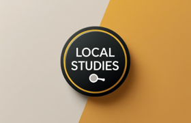 Minimalist Local Studies Logo With Exploration Theme
