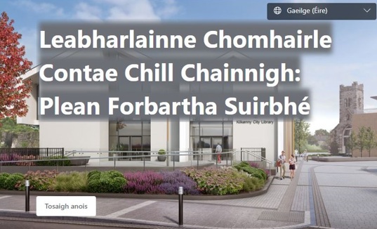 Plean Forbartha as gaeilg Suirbhé poiblí ar phlean forbartha na Leabharlainne